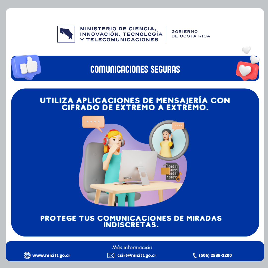 Infografía Comunicaciones seguras