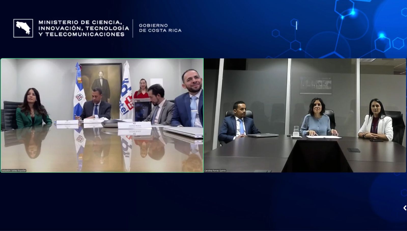 Costa Rica y República Dominicana firman acuerdo para la homologación de la Firma Digital Certificada