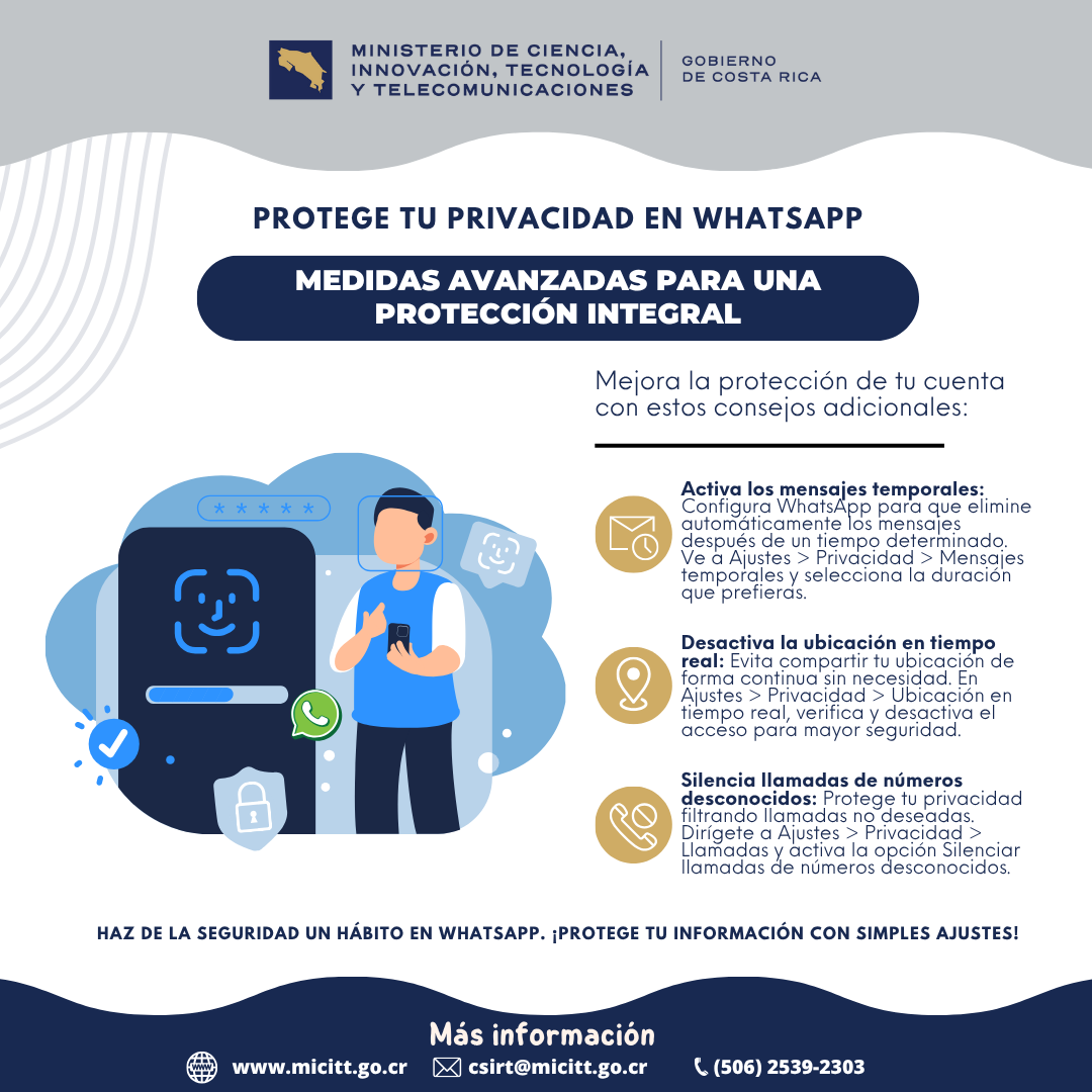 Protege tu privacidad en Whatsapp, medidas avanzadas para una protección integral