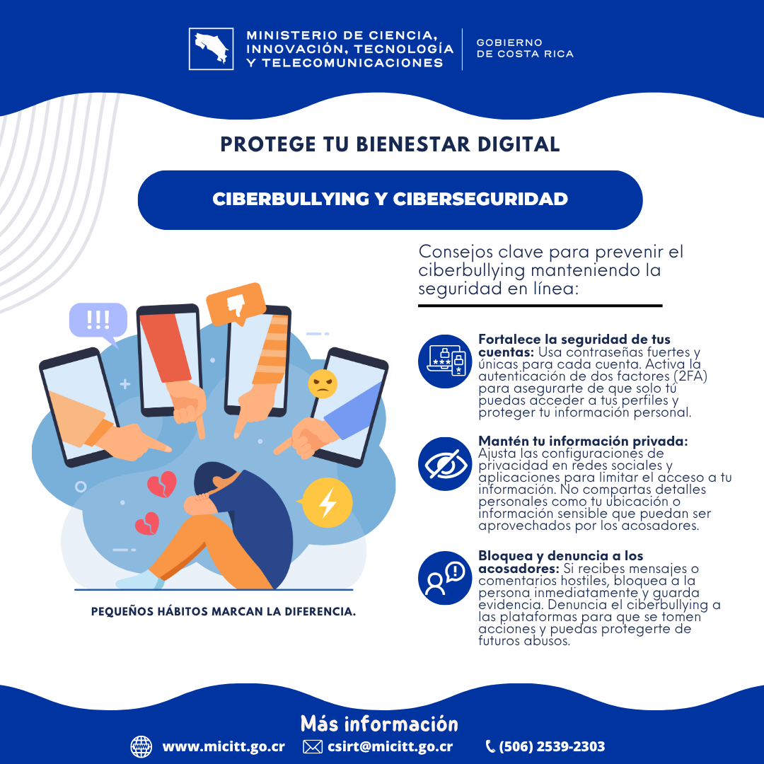 Protege tu biestar digital, Ciberbullying y Ciberseguridad