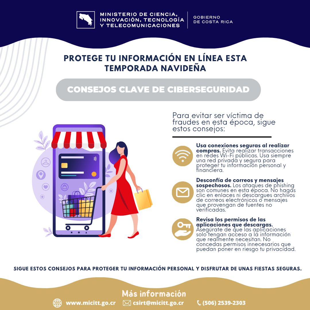Protege tu información en Línea esta temporada navideña