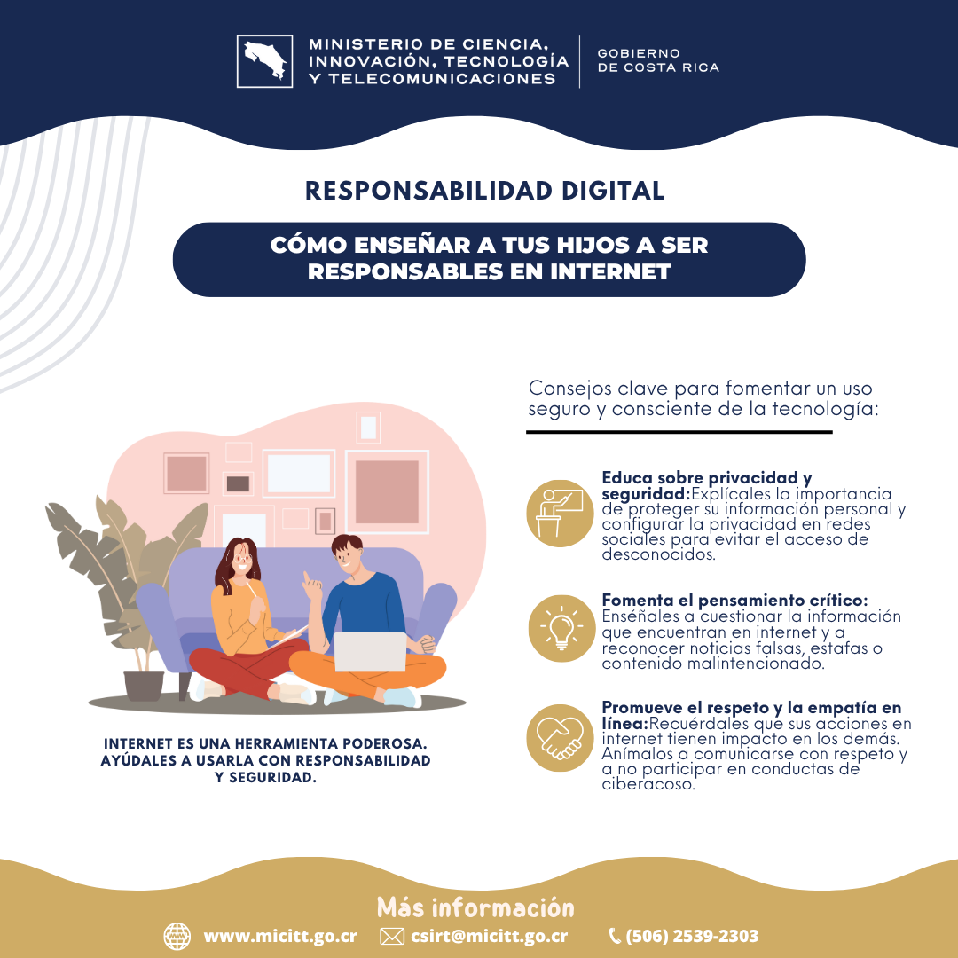 Responsabilidad digital, cómo enseñar a tus hijos a ser responsables en Internet