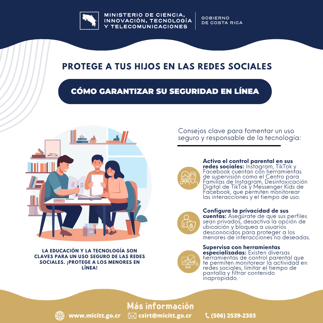 Protege a tus hijos en las redes sociales, cómo garantizar su seguridad en línea