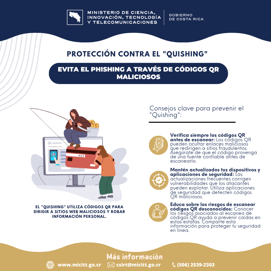 Protección contra el "Quishing", evita el phishing a través de códigos QR maliciosos