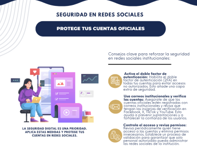 Seguridad en Redes Sociales, protege tus cuentas oficiales